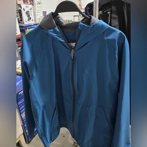 32 cool Blue Hooded Jacket